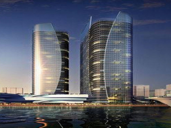 k8凯发官网配套施工的—青岛中联双子塔